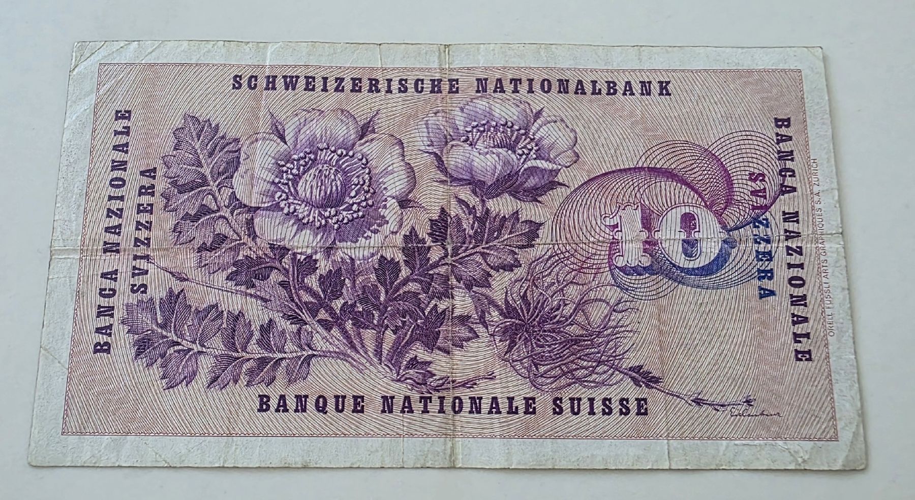Banconote: Suisse 30.06.1967 – Usato da Niederuzwil venduto da 262305 1