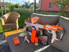 Nerf Gun Retaliator ELITE - mit Zubehör - Top Zustand