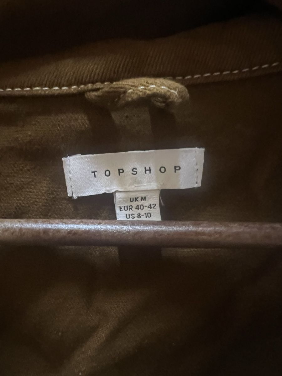 Topshop Jacken: Topshop Jacke braun Übergangsjacke – Gebraucht aus Oberdiessbach von Wiederliebe 1