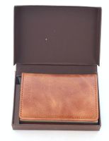 Secrid Miniwallet Kreditkarten Portemonnaie Leder braun NEU