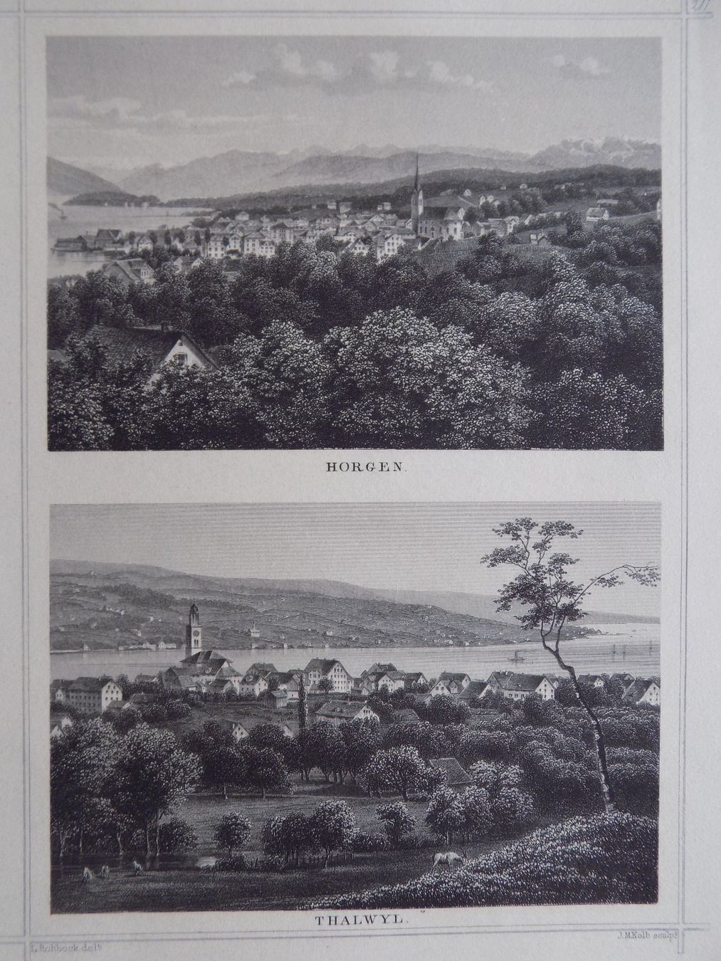 Gravures: Horgen Thalwil – D'occasion à Risch par Rischli15 3