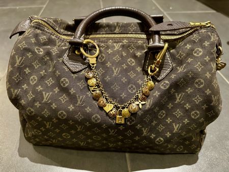 Louis Vuitton Speedy 30 Mini Lin Ébène – Vintage