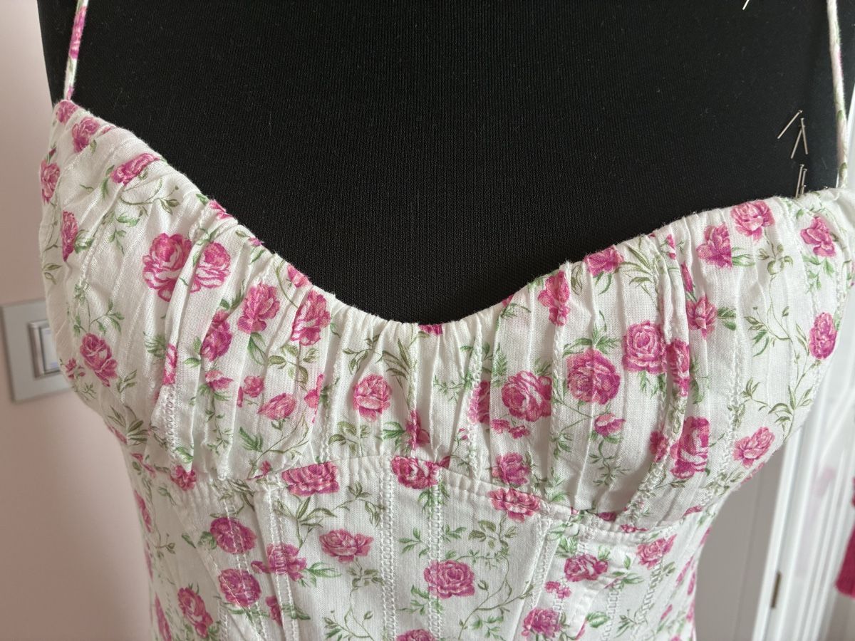 Zara Vestiti & Gonne: Weisses Minikleid 100% Baumwolle – Usato da Rüschlikon venduto da ant_5v7g 4