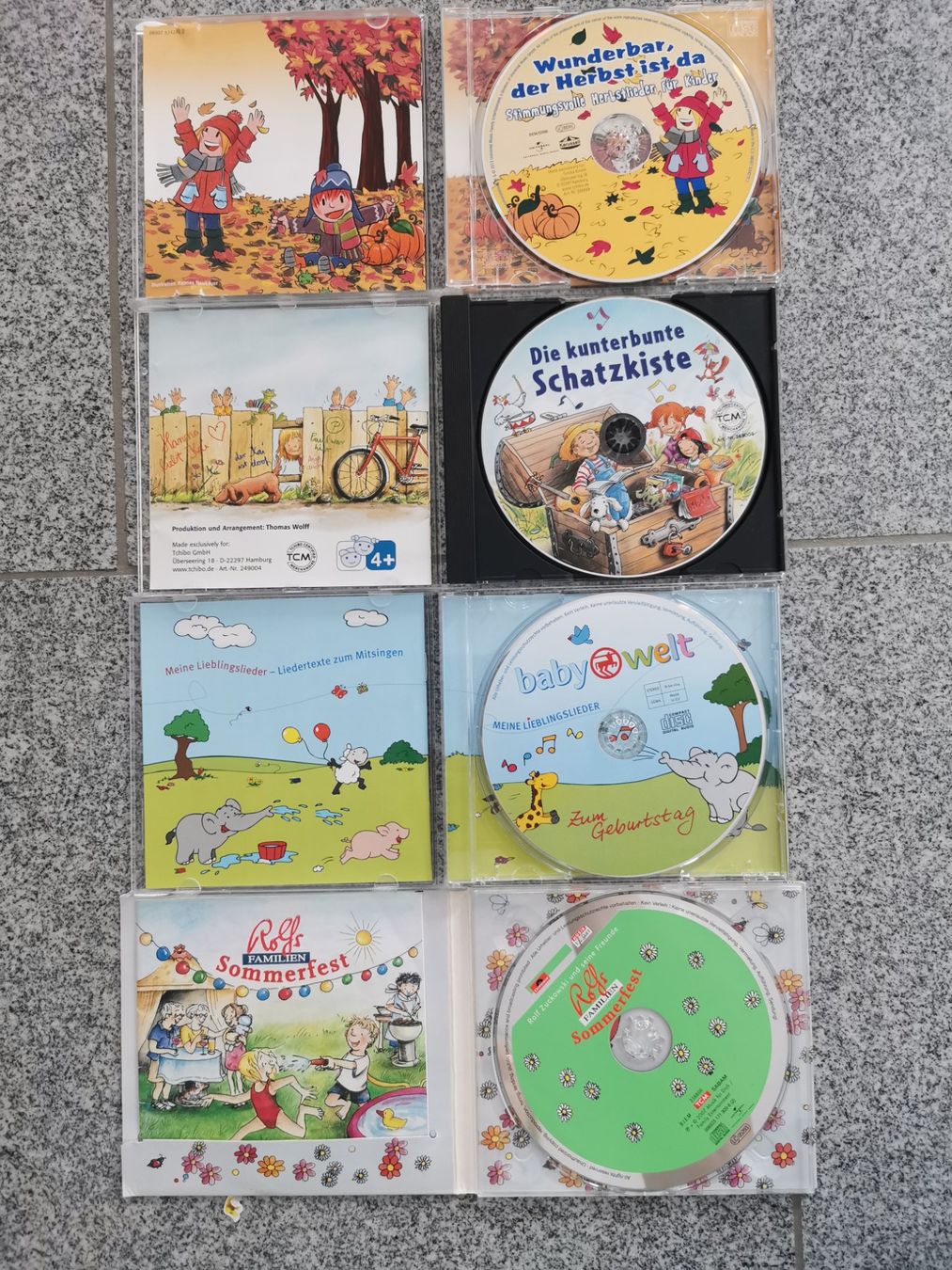 Audiolibri: 4 Kinder CDs mit Liedern - Rolf Zuckowski, Sommer, Herbst – Usato da Tägerschen venduto da mamirockt 1