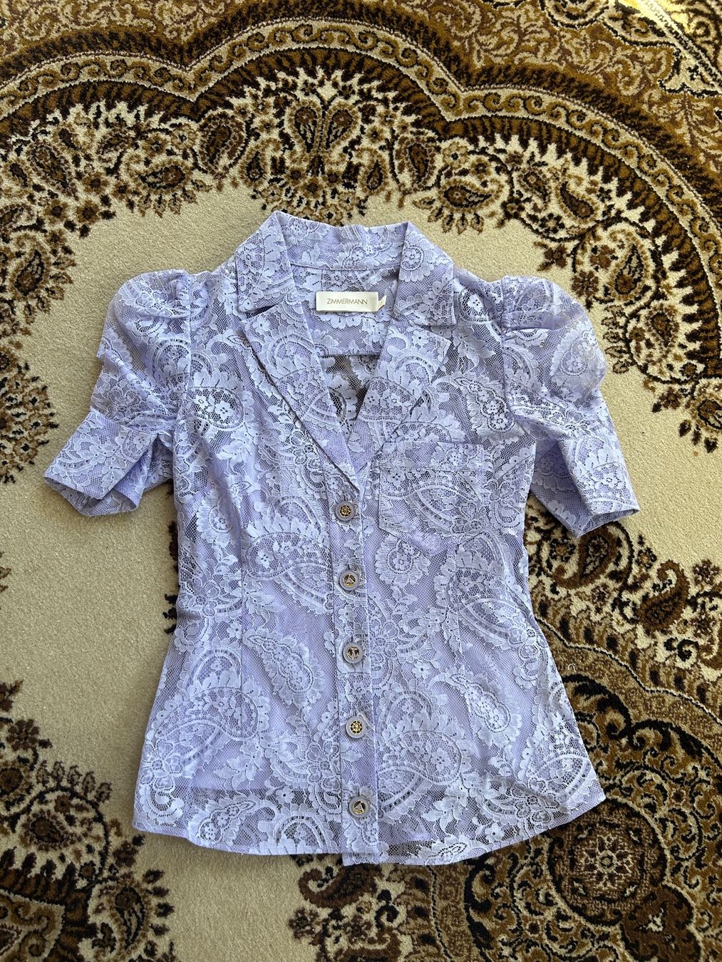 Zimmermann Camicette: Zimmermann Lilac Lace Blouse – Usato da St.Josefen venduto da lop_lh8d 7