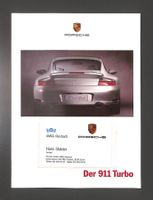 Der 911 Turbo PORSCHE 996 Prospekt: WVK 165 310 00 D/WW 1999
