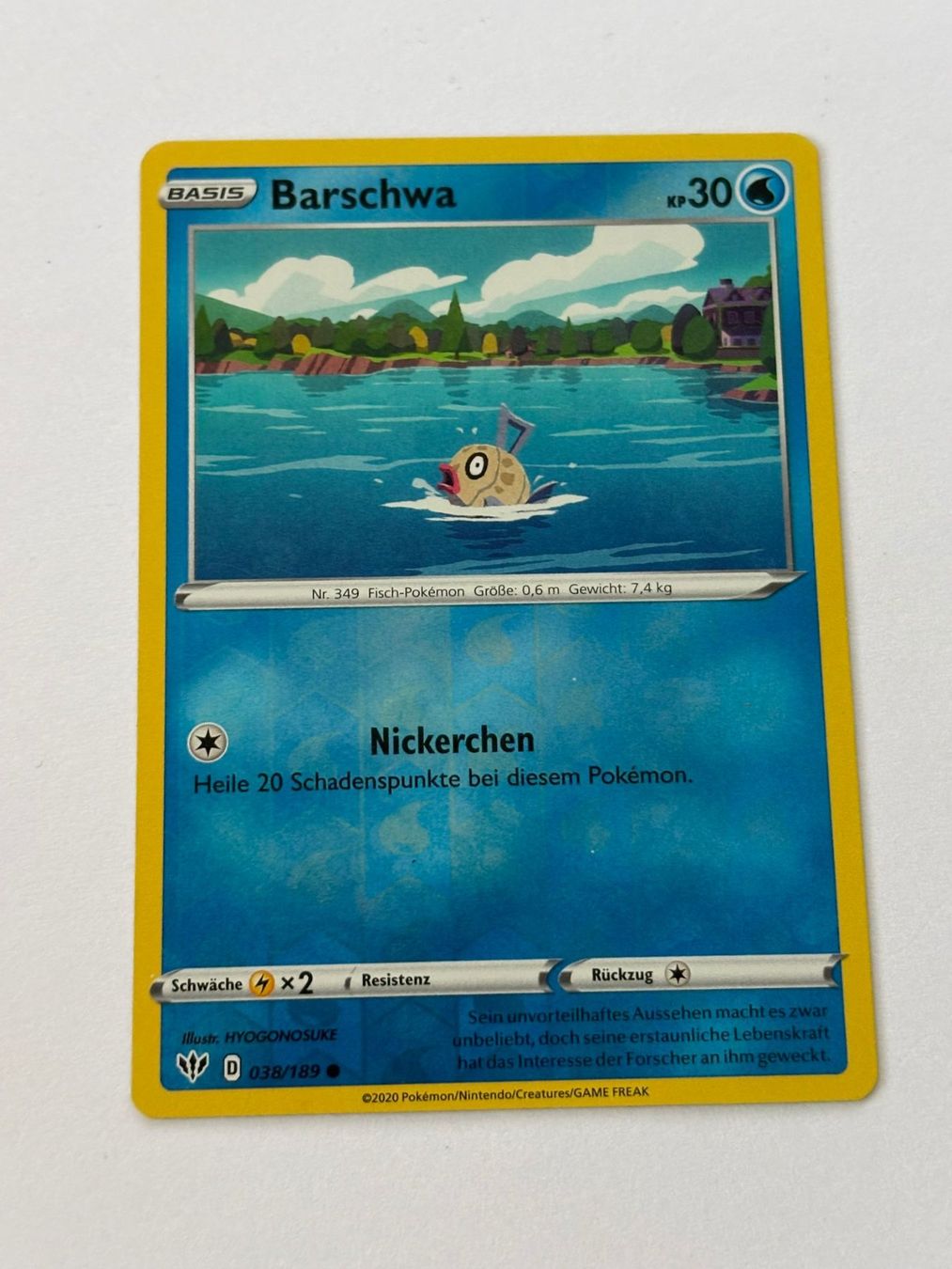Pokémon Carte collezionabili: Barschwa 038/189 – Usato da Herisau venduto da Seyashop_2