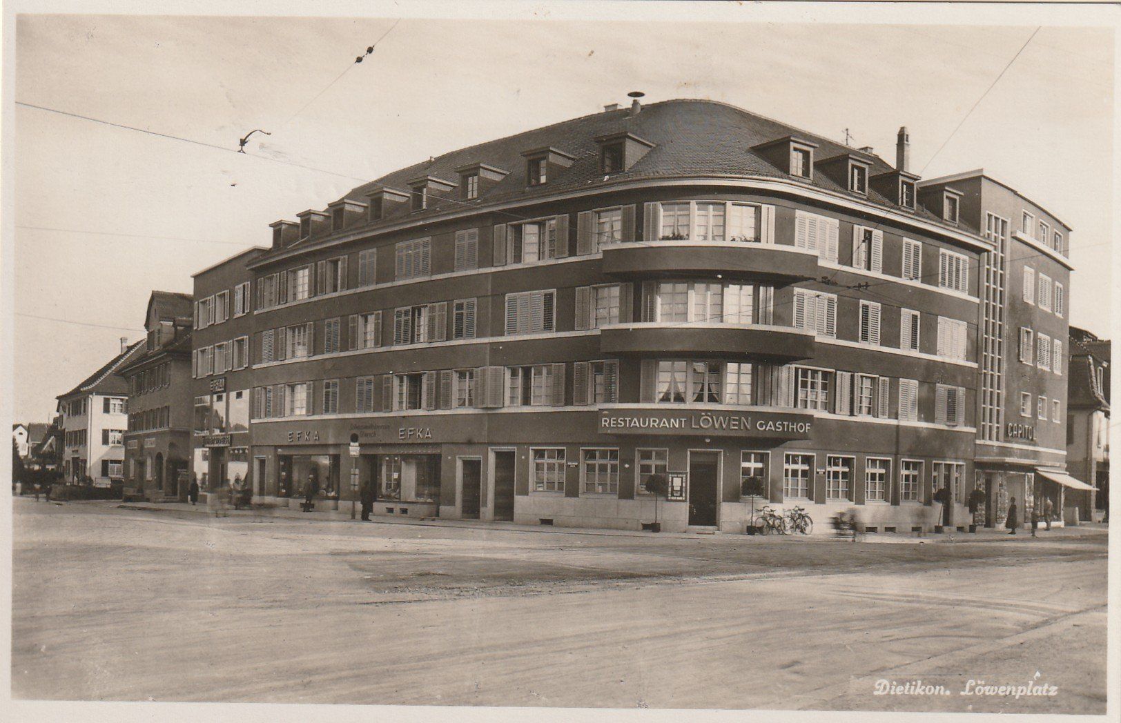 Cartoline postali: Dietikon Löwenplatz – Usato da Rorschacherberg venduto da fratovi2