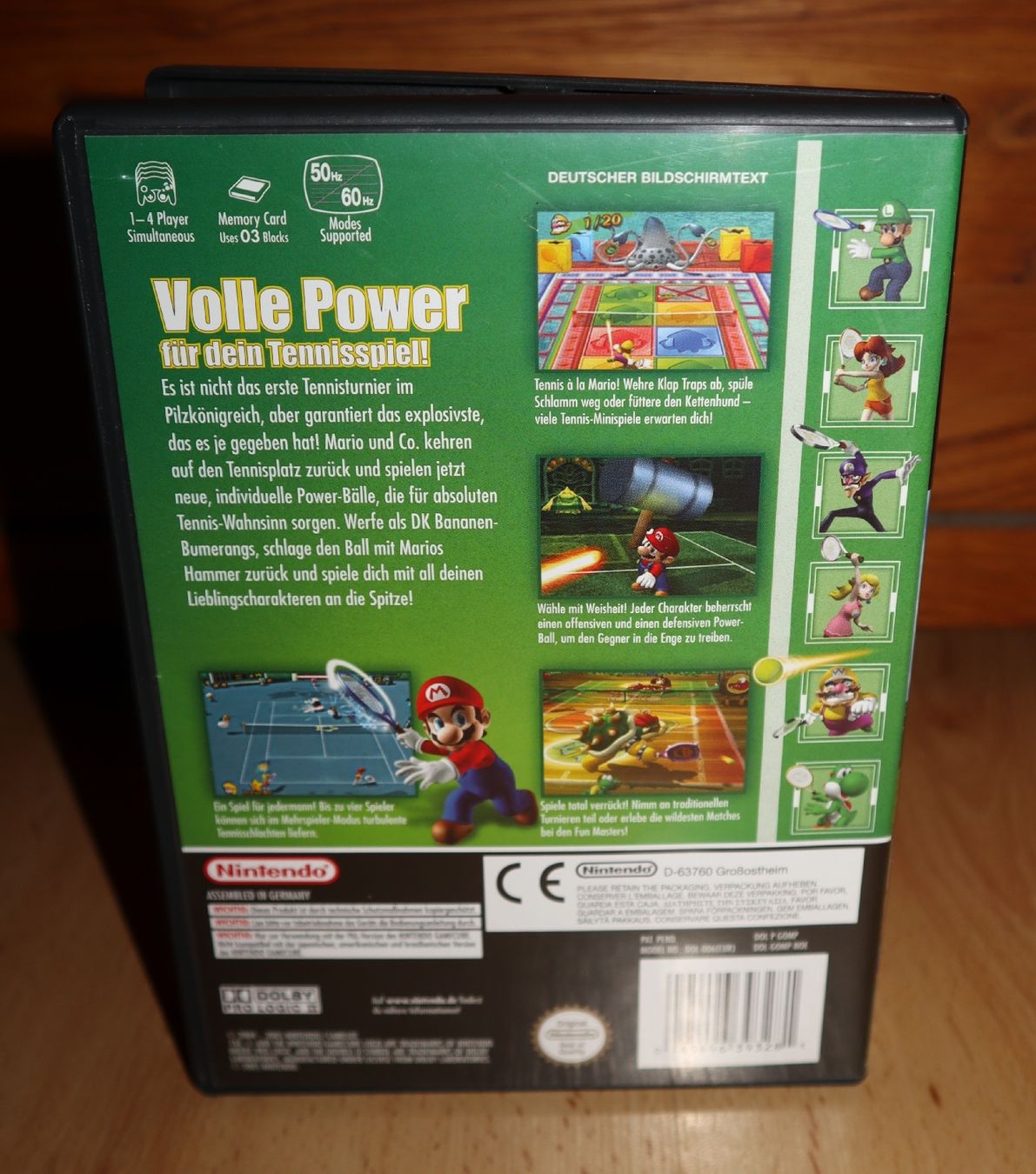 Nintendo Jeux: Nintendo GameCube -- Mario Power Tennis -- Deutsch – D'occasion à Ochlenberg par on3x 2