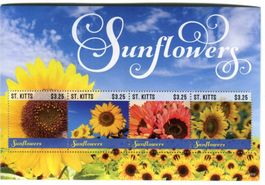Block "Sonnenblume". St. Kitts