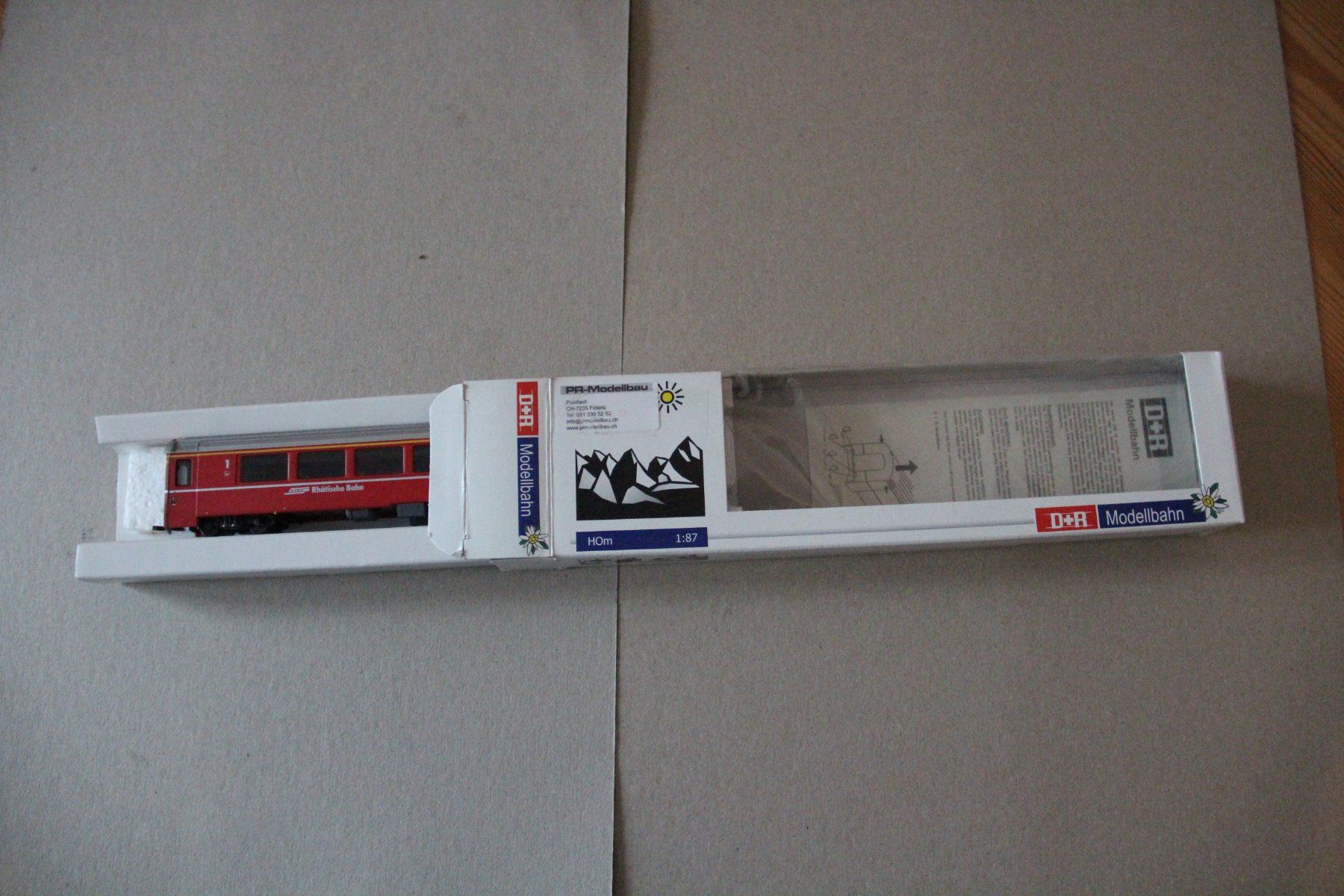 Modellini di ferrovie: RhB Personenwagen EW IV Rot – Usato da Speicher venduto da rori64 4