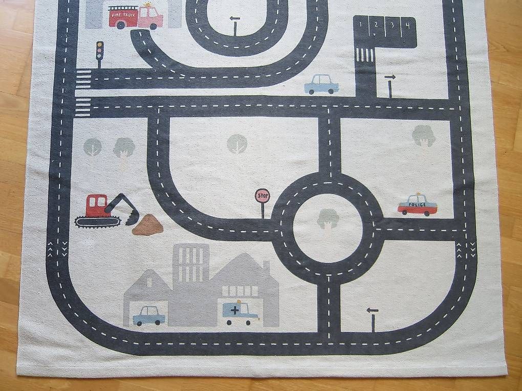 H&M Tappeti: Spielteppich / Strassenteppich / Kinderteppich - 100% Cotton – Usato da Zürich venduto da Furgers 2