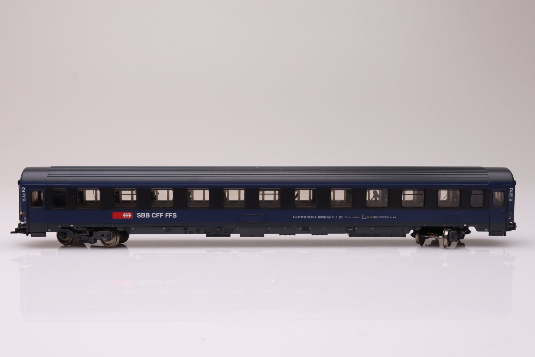 Roco Modellini di ferrovie: Roco 44976 SBB Bcm EC Wagen, H0 – Usato da Ried (Muotathal) venduto da Modellbahn.swiss 2