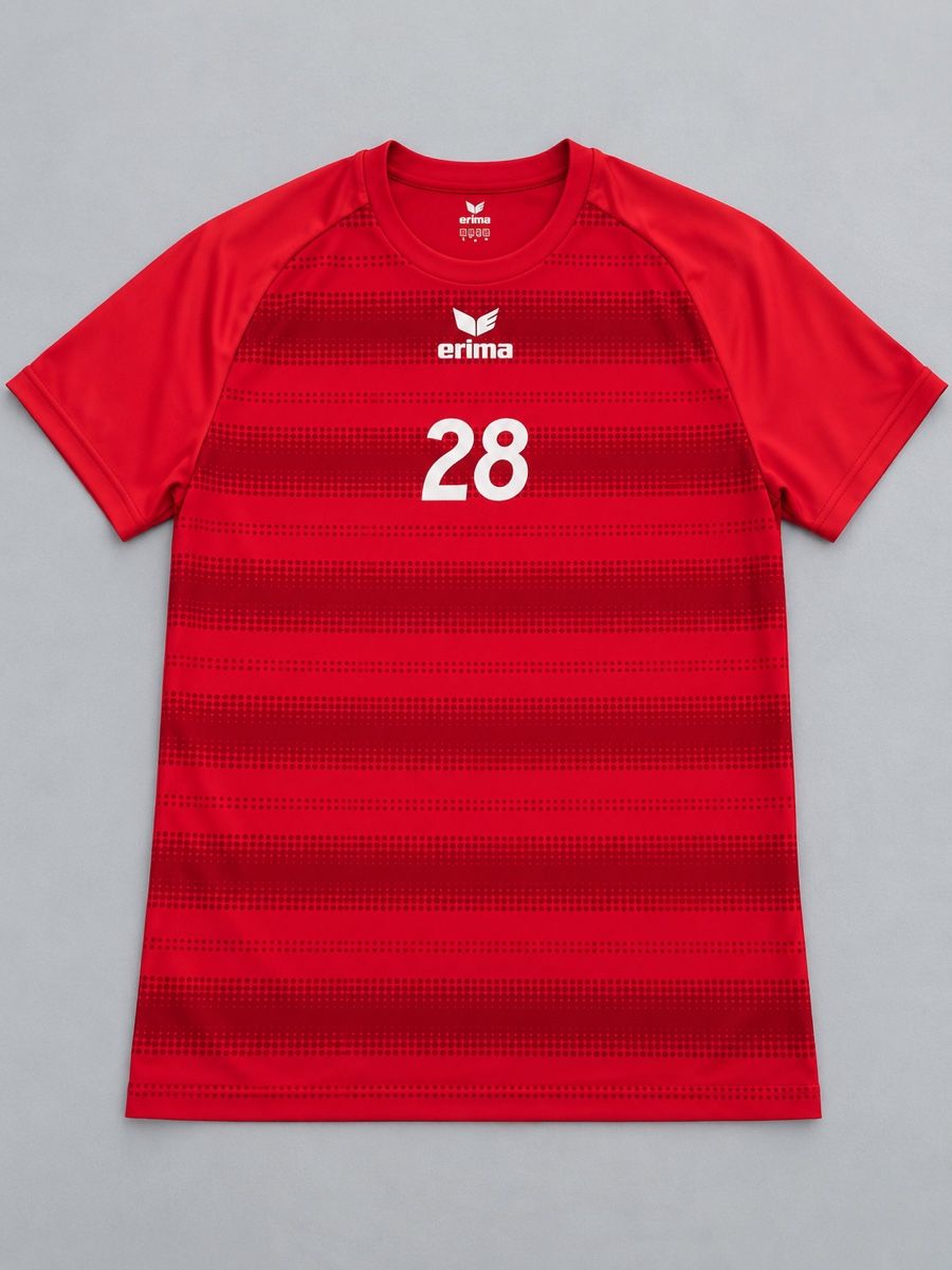 Erima Canottiere & Pantaloni: Erima Sportshirt Rot Nr. 28  – Usato da Kriens venduto da davide_damiani11
