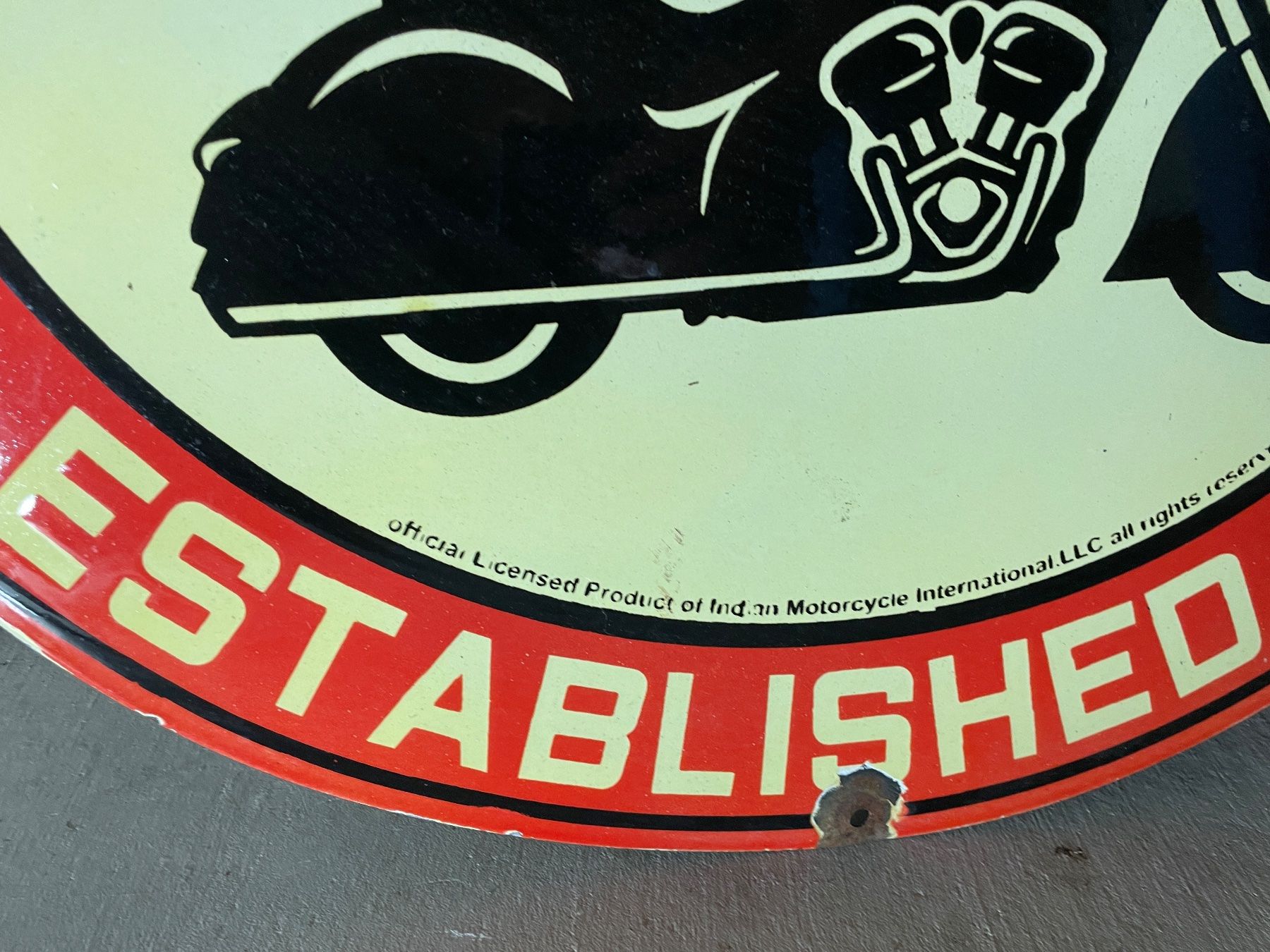 Indian Motorcycle Insegne: Email Schild INDIAN Motorcycle – Usato da Ettingen venduto da Donald4107 2