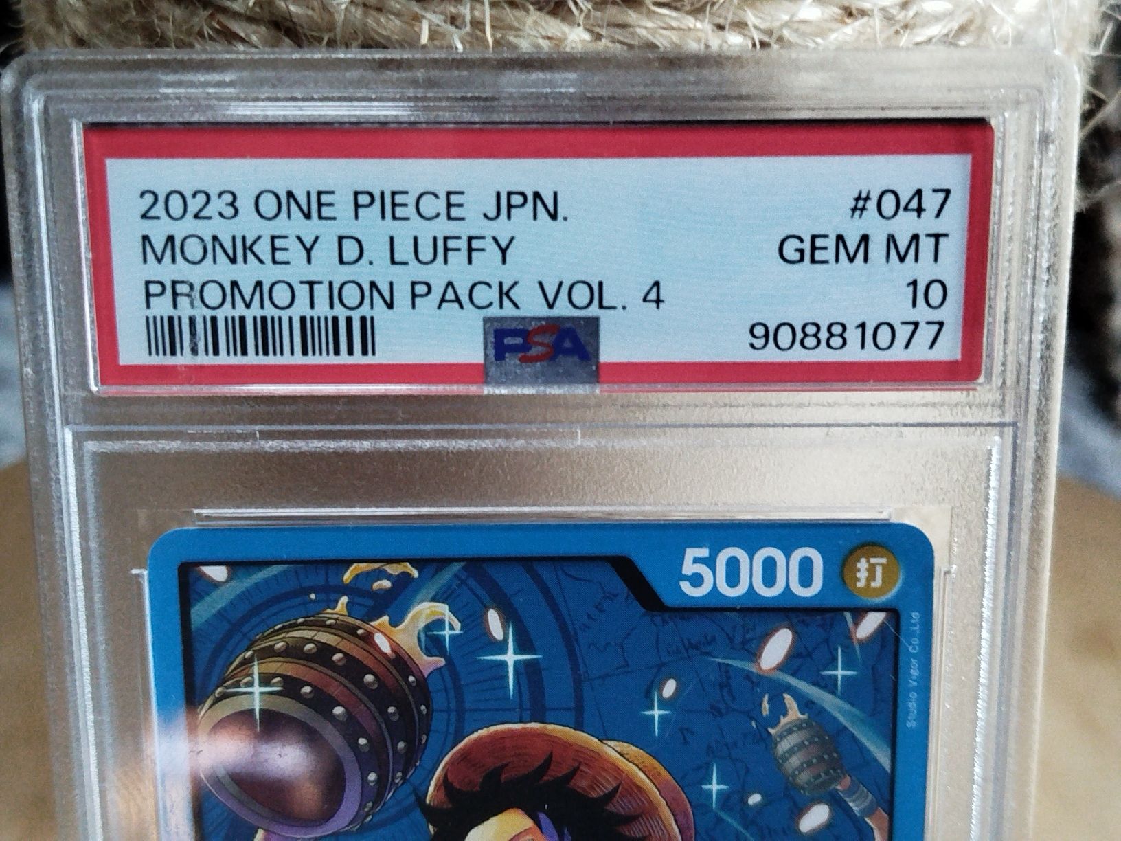 Cartes à collectionner: One piece 2023 Monkey D. Luffy Promo pack 4 PSA10 – Neuf (Voir description) à Vezio par 41181 2