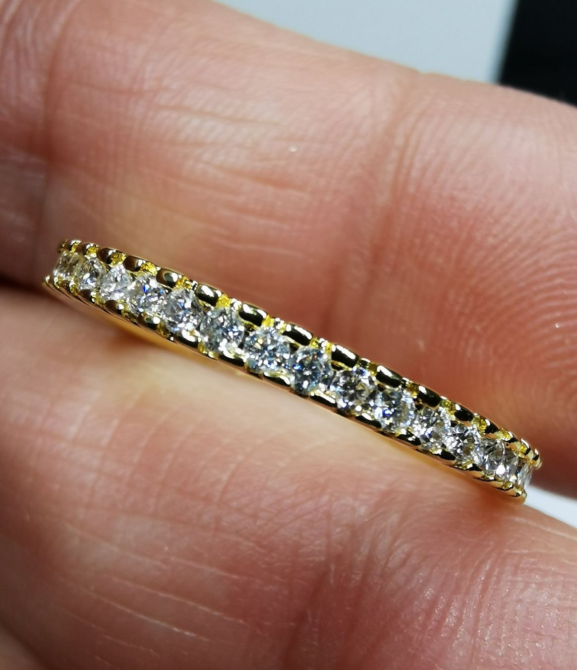 Anelli: Bague argent avec diamants de moissanite certifiés GRA – Nuovo e nell'imballaggio originale da Reconvilier venduto da Tsma67 5