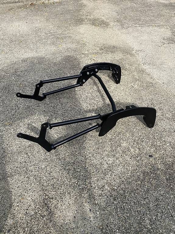 Topcase: Support avec sacoches pour triumph trident 660 – Nuovo e nell'imballaggio originale da Grandvaux venduto da philou81