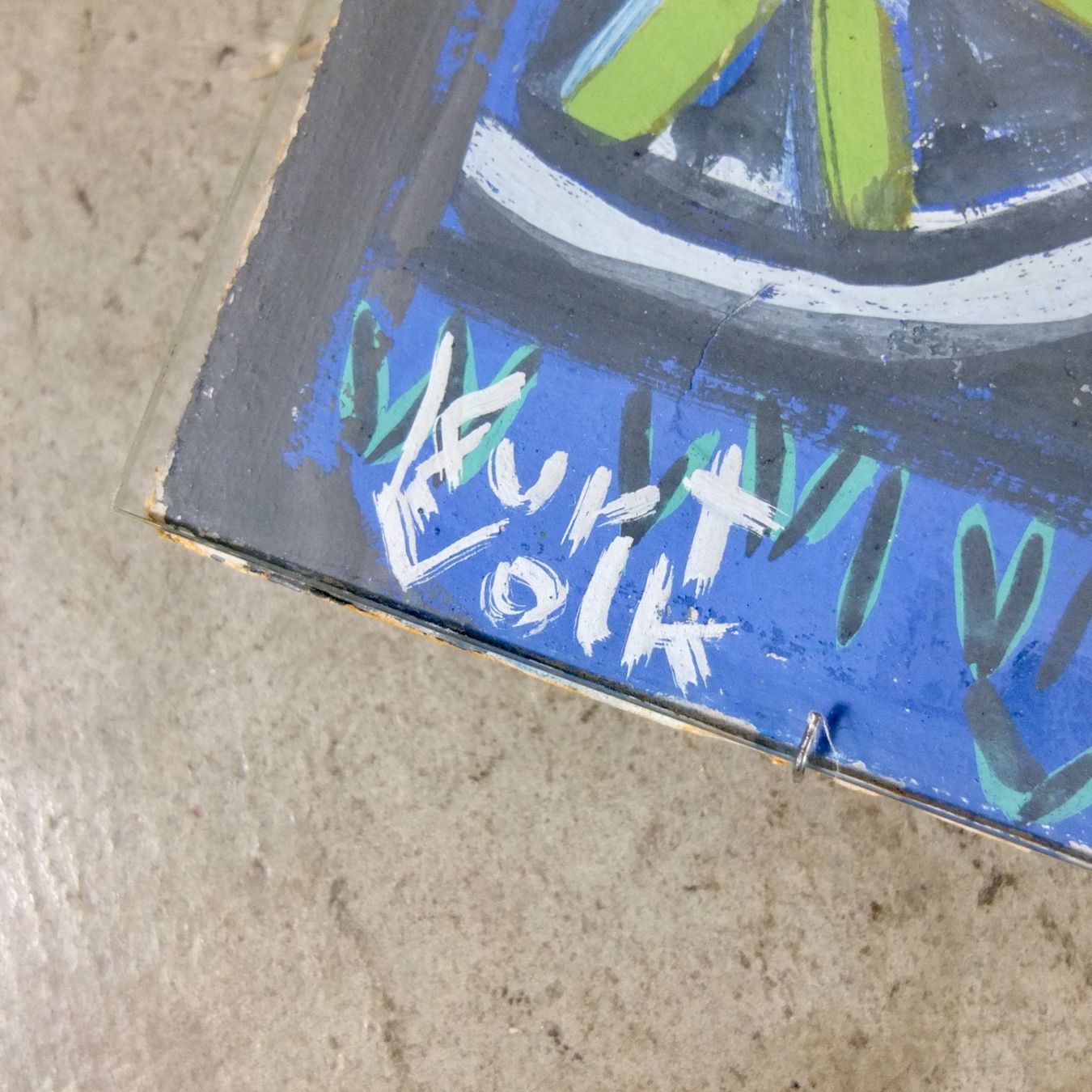 Dipinti: Kurt Volk, Aquarell – Usato da Basel venduto da Brocki-auf-dem-Wolf 8