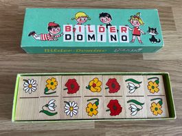 Vintage Domino aus Holz