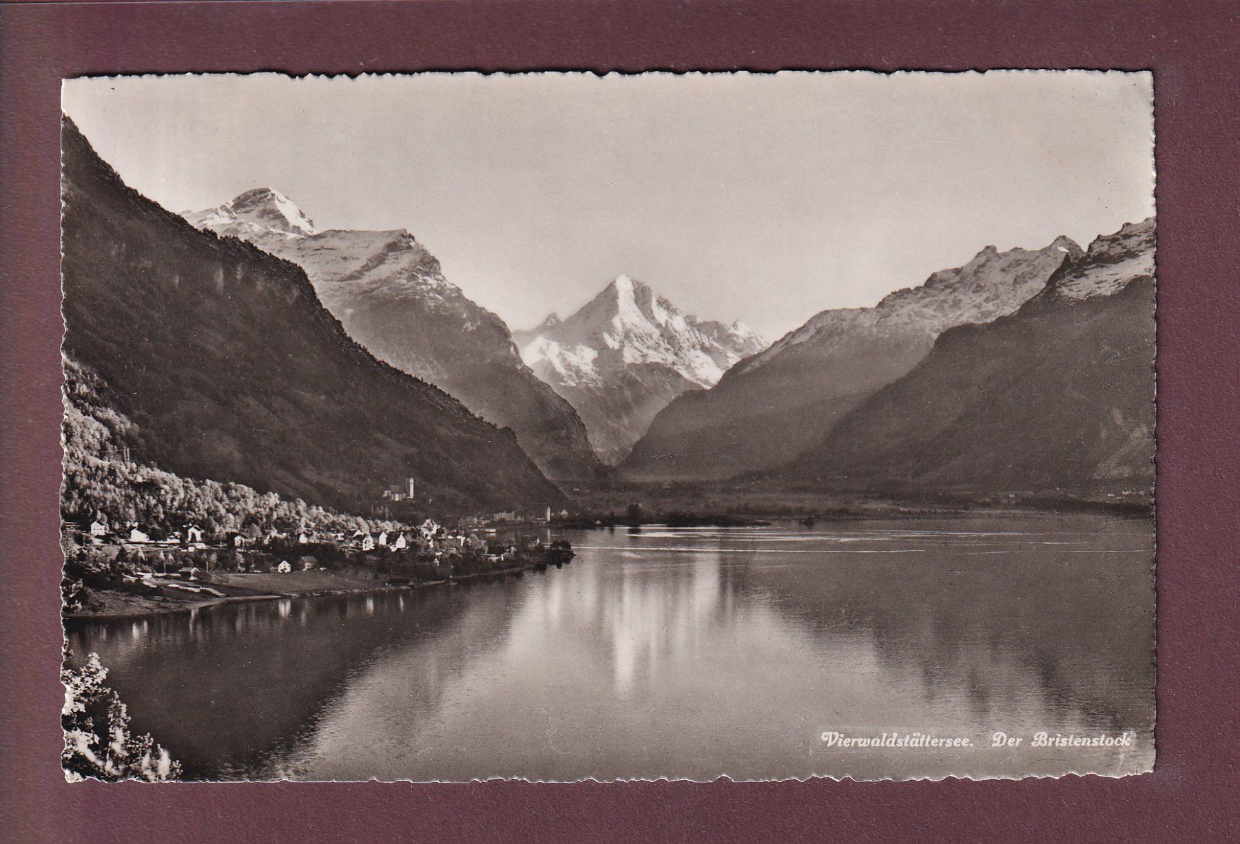 Ansichtskarten: Vierwaldstättersee - BRISTENSTOCK – Gebraucht aus Pully von nicecards