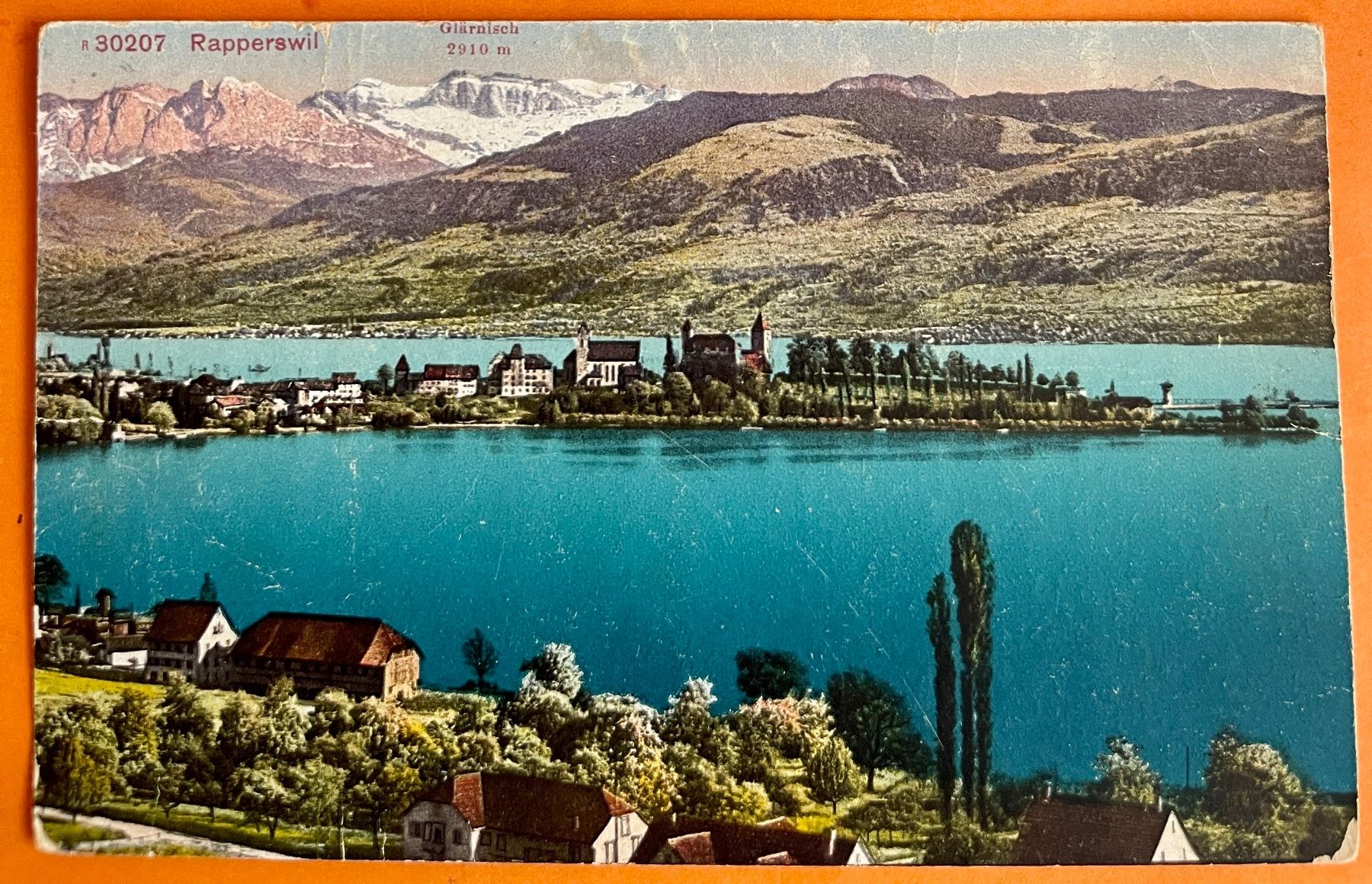 Cartoline postali: RAPPERSWIL   1919 – Usato da Lutry venduto da Ediego