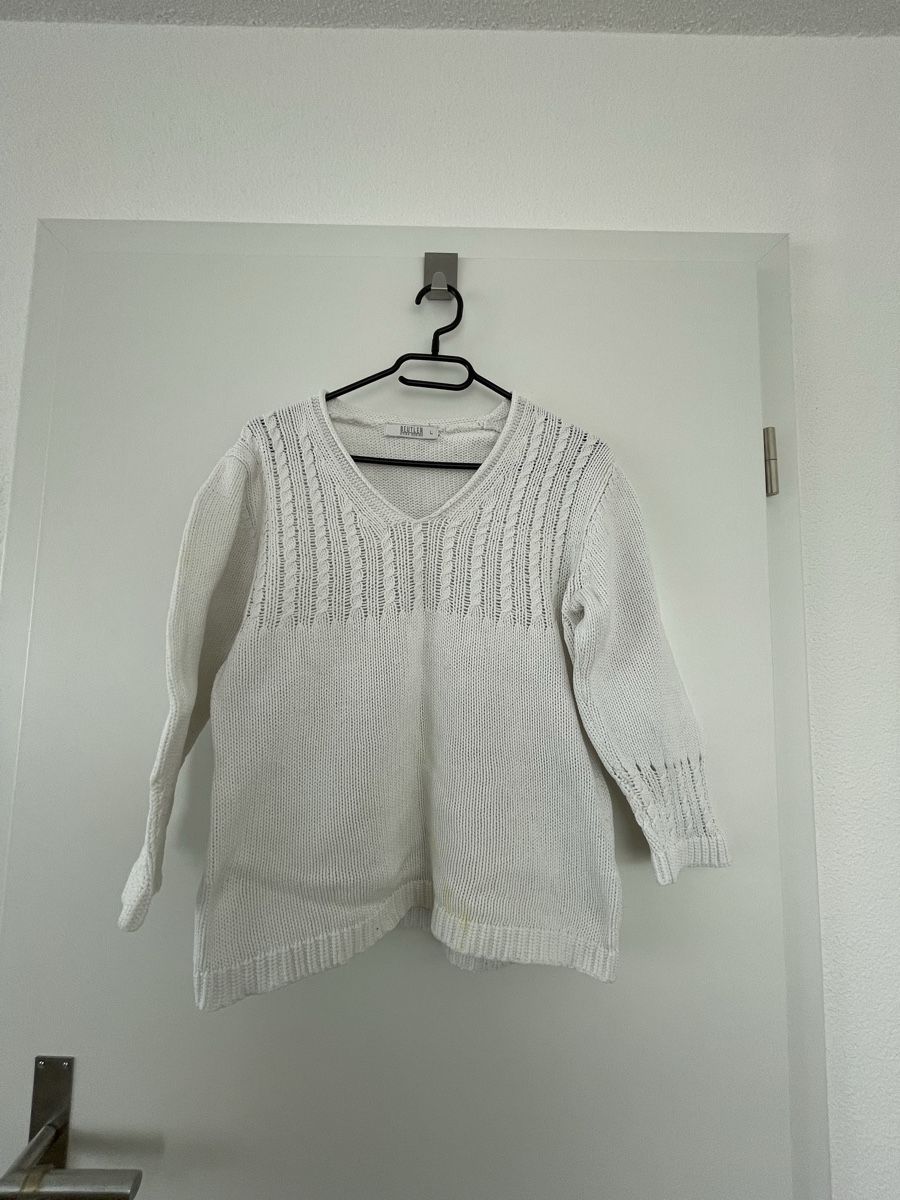Maglioni & Felpe: Weisser Strickpullover für Damen – Usato da Neuenegg venduto da aba_g85b