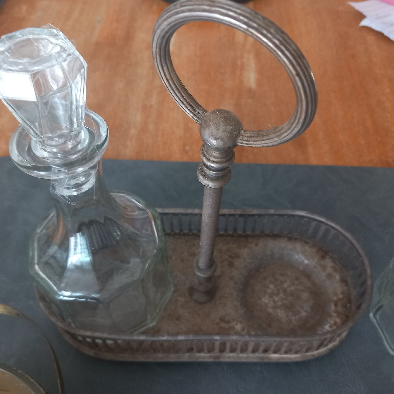 Bicchieri: Oel & Essig Menage mit Schäli / Vintage – Usato da Aegerten venduto da gismolini 8