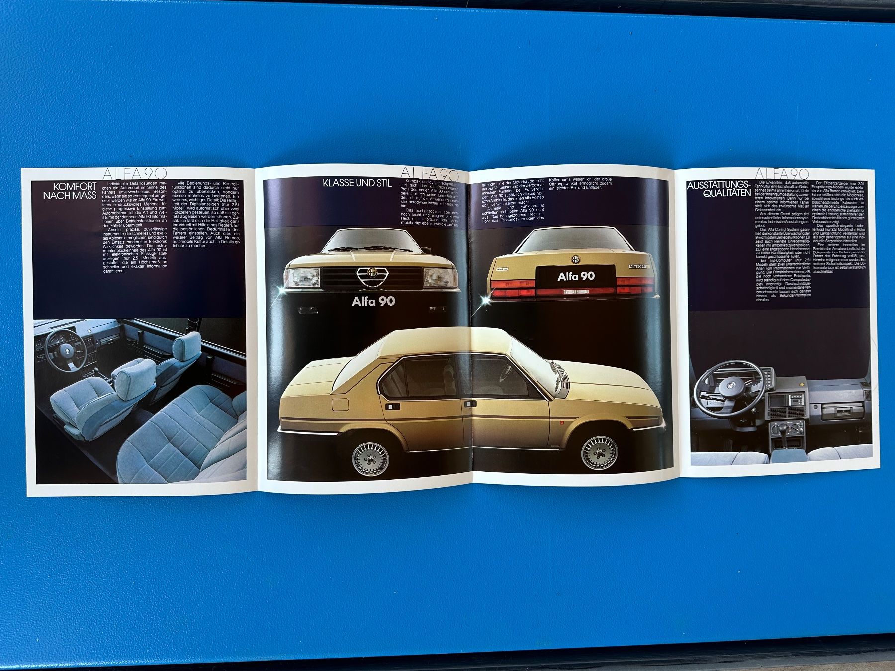 Alfa Romeo Documenti: Prospekt  Alfa  90 – Usato da Boswil venduto da pavo1 4