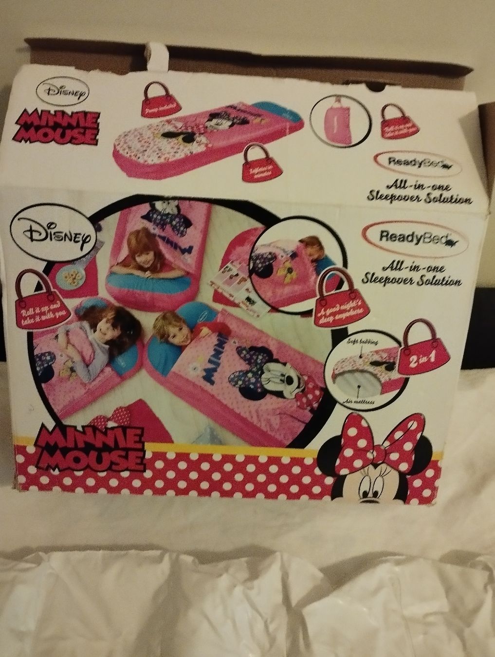 Disney Giocattoli: ReadyBed Minnie Mouse Luftbett 150 cm rosa – Usato da Ostermundigen venduto da Dinge1