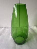 Grüne Lampenglas Vintage 17,8cm hoch Deko 