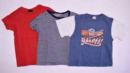 T-Shirt Kinder/Jungen Kleiderpaket 3 Stk. Grösse 110