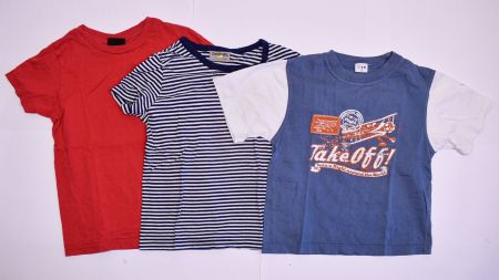 T-Shirt Kinder/Jungen Kleiderpaket 3 Stk. Grösse 110