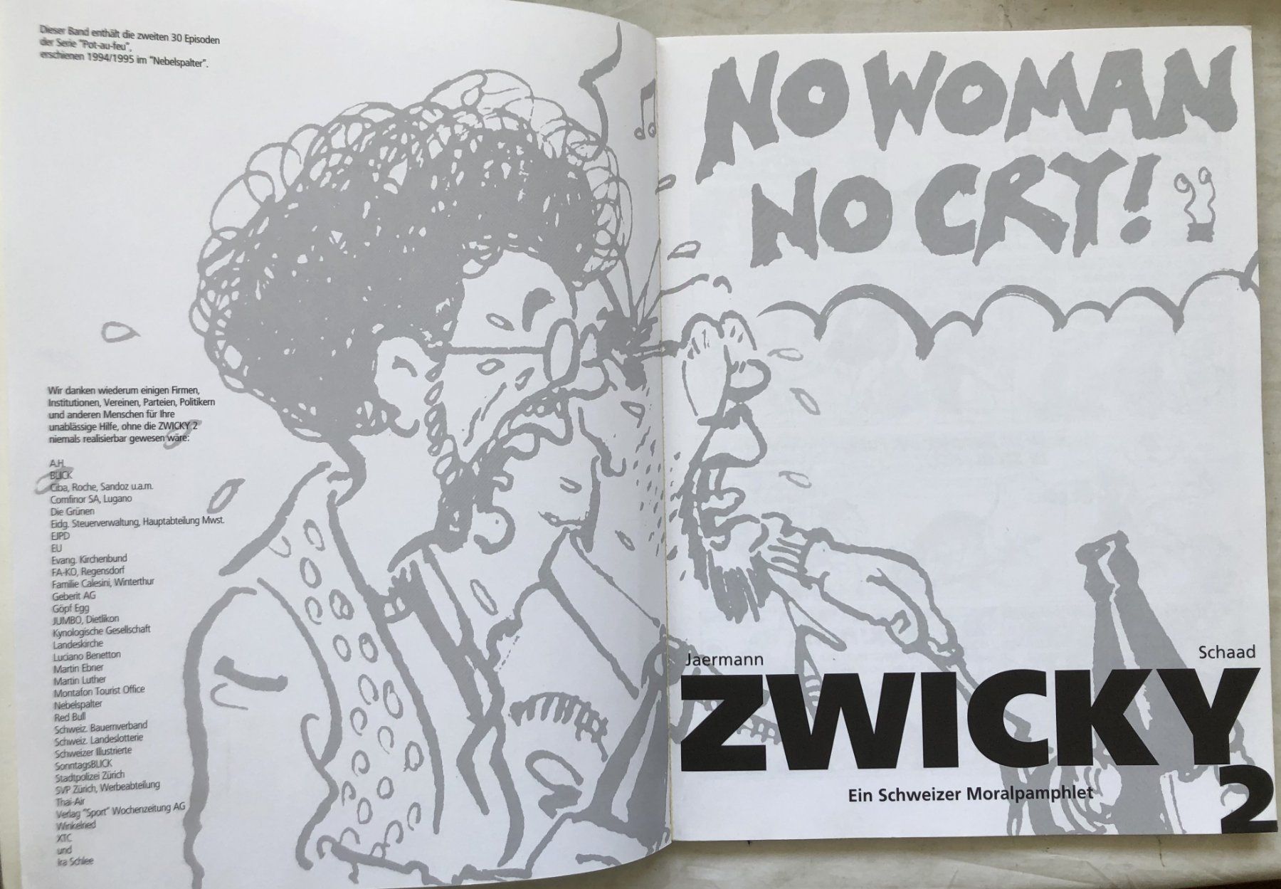 Fumetti: ZWICKY - Bände Nr.2+Nr.3 - Jaermann/Schaad – Usato da Schaffhausen venduto da durruti 2