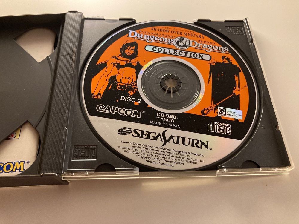 Dungeons And Dragons Collection Sega Saturn avec chariot OBI 4MB jeu rétro Japon | eBay