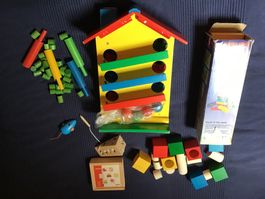 Holzspielzeug-Set für Kinder, vielseitig & farbenfroh!