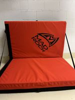 Mad Rock Crashpad Klettermatte rot schwarz gebrauchter Zusta