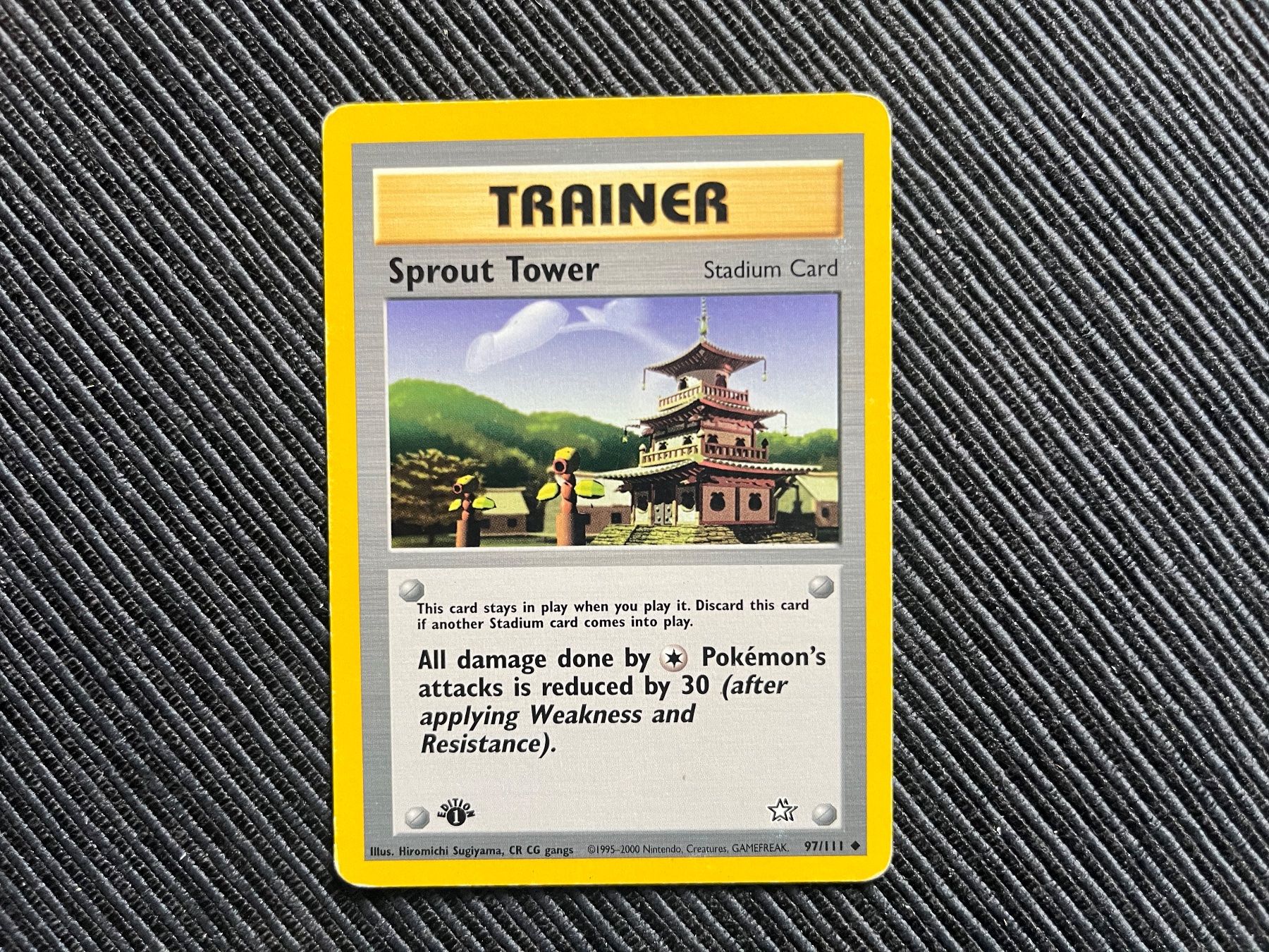 Pokémon Sammelbilder & Trading cards: Pokemon Sprout Tower 1.Edition Neo Genesis – Gebraucht aus Wabern von Collectfun