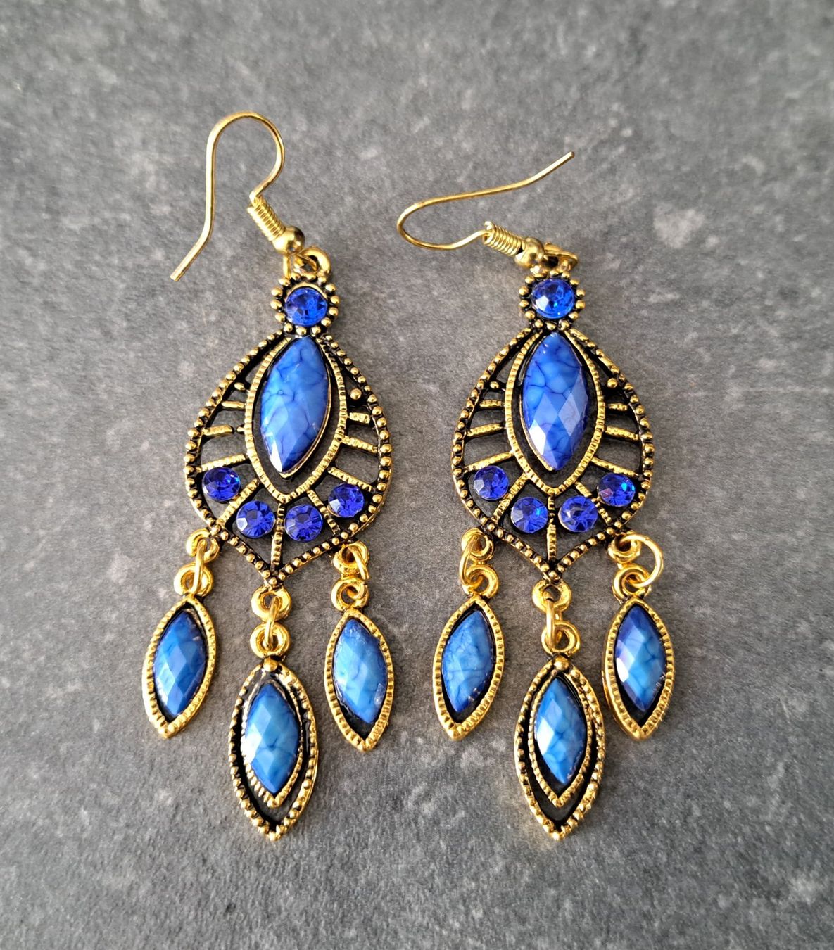 Boucles d'oreille: Boucles d'oreilles ethnique bohème – Neuf avec emballage d'origine à St-Imier par supernova21