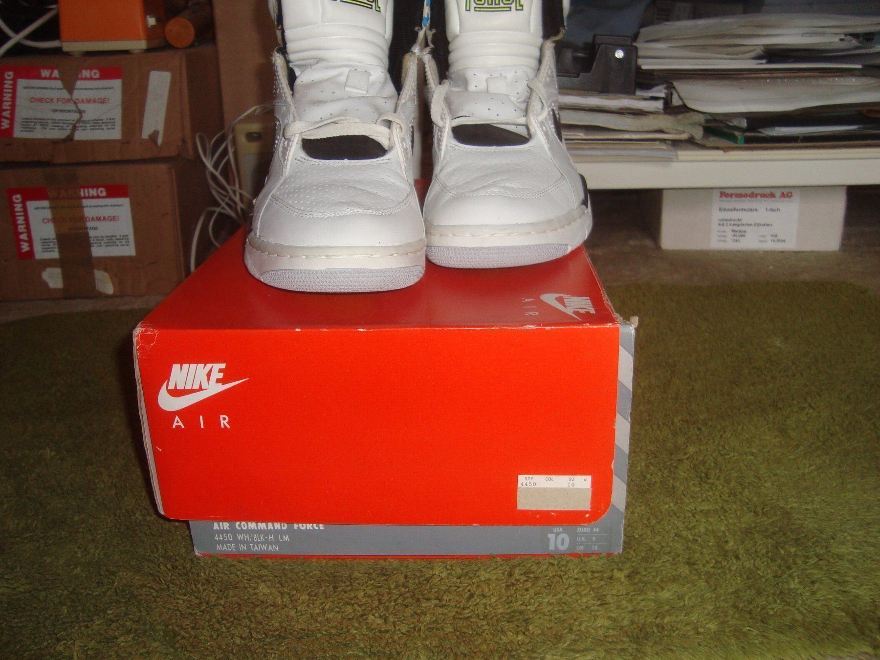 Nike Herrenschuhe: vintage 1990 year Nike Basket Air Command Force s.10us unuse – Neu und originalverpackt aus Wädenswil von OliveDerSpezialist 4