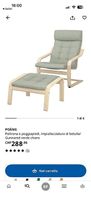 Poltrona e poggiapiedi Ikea