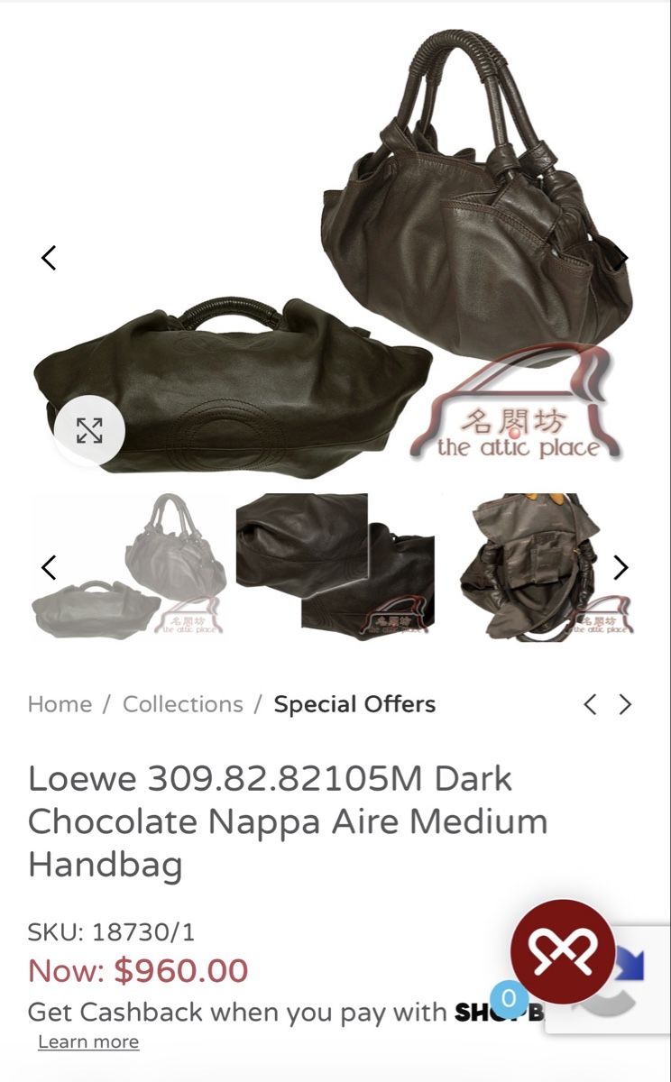 Loewe Borse da donna: Loewe  Nappa air bag – Usato da Schaffhausen venduto da Nadiuna 9
