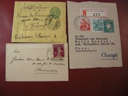 2 ZEITUNGSBÄNDER + 1 KLEINBRIEFLEIN AB 26.VIII.02.