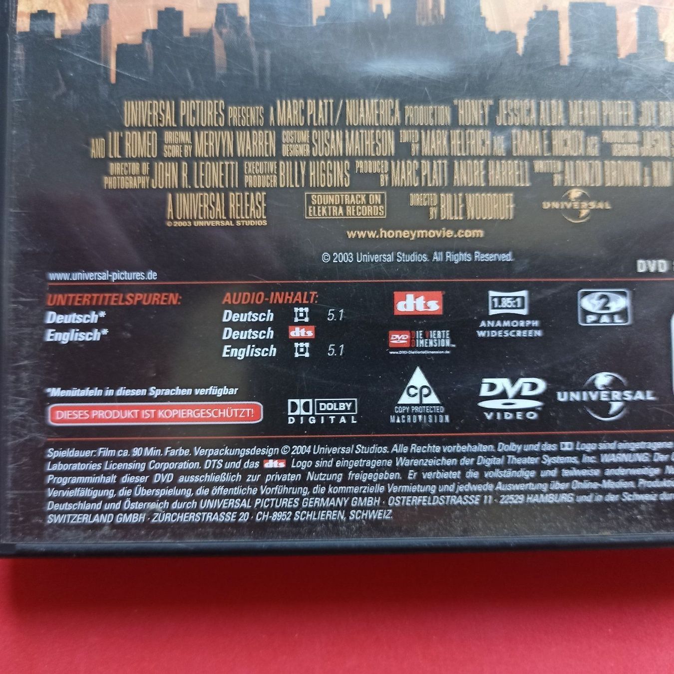 Tutti i DVDs: Honey – Usato da Dübendorf venduto da kb86_MOVIE 2