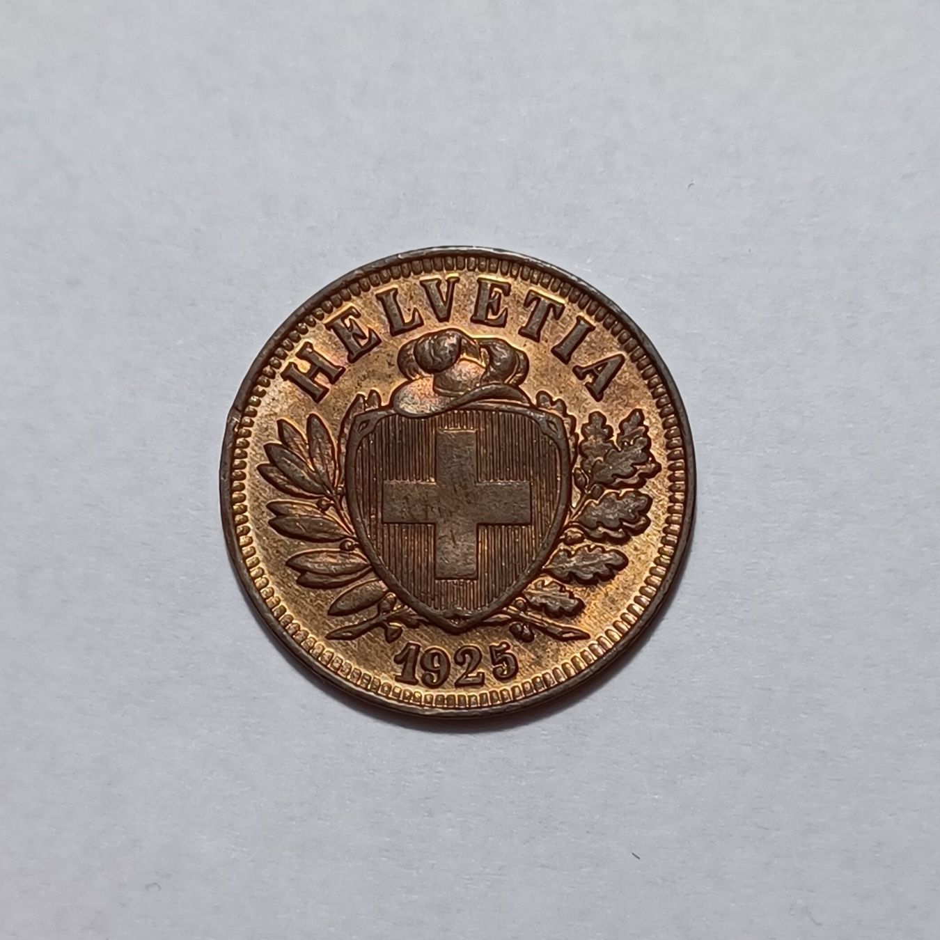 Tutti le monete: 2 Rappen 1925 unz – Nuovo (secondo la descrizione) da Pfäffikon ZH venduto da Schweizer_Muenzen