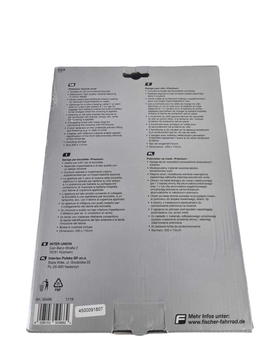 Autres accessoires pour le cyclisme: FISCHER Fahrradgarage "Premium" – D'occasion à Wangen b. Olten par Restwert_Wangen 3
