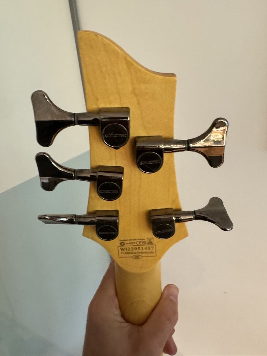 Strumenti musicali: Schecter Omen Extreme-5 Bassgitarre, Black Cherry – Usato da Zürich venduto da plama 3