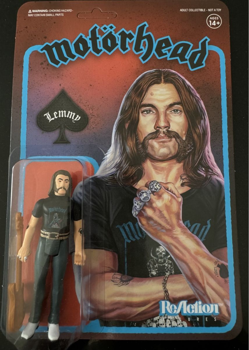 Statuette: Figurine Motörhead Lemmy – Nuovo e nell'imballaggio originale da Châtillon JU venduto da swisshashashin