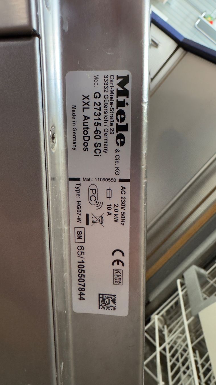 Miele Geschirrspüler: Geschirrwaschmaschine Miele – Gebraucht aus Oberrohrdorf von rsc_f9z7 6