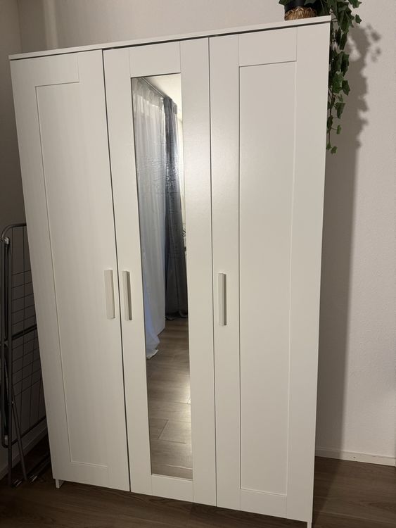 Verwunderlich Ikea Kleiderschrank Weiss Mit Spiegel Fotos